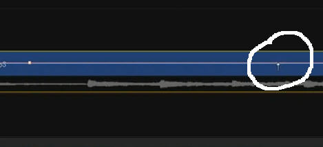 声音改变结束,点一个点