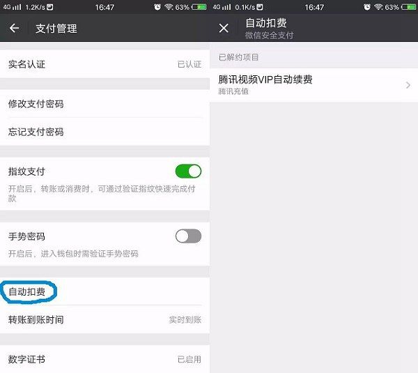 微信自动扣费功能在哪关闭 微信钱包关闭自动扣费方法 微信自动扣费功能在哪关闭 微信钱包关闭自动扣费方法