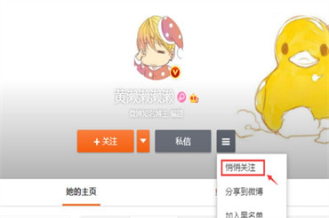 微博怎么悄悄关注2022